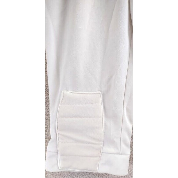 White‎ Athletic Pants with Knee Pads Women's Size S Polyester Sportswear - Picture 2 of 12